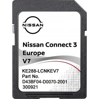 IP kamera Mapa navigace Evropy Nissan X-TRAIL JUKE NAVARA MIRCA TIIDA QASHQAI SD karta