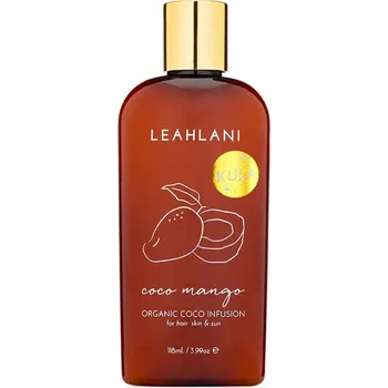 Tělový olej Leahlani Třpytící Coco Mango Infusion tropický hedvábný olejový shimmer 118 ml