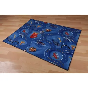 Koberec Dětský koberec CARS modrý (150x200 cm )
