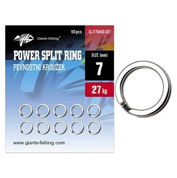 Giants fishing Pevnostní kroužek Power Split Ring 10ks