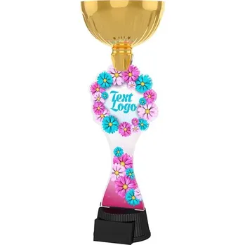 Poháry Bauer Akrylátová trofej ACUPCGM125 | Květinová edice