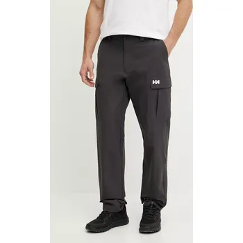 Pánské kalhoty Outdoorové kalhoty Helly Hansen HH QD CARGO černá barva, 33996 90Y, vel. 36