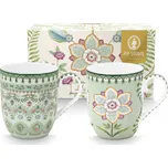 Pip Studio set 2 hrnečků Lily & Lotus zelený 145 ml