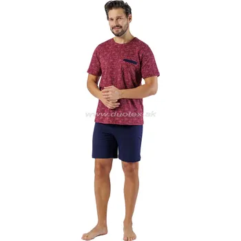 Pánské pyžamo Hotberg(M-Max) Pánské pyžamo Roman1599 Barva: 1-bordová, Velikost: L