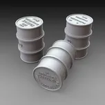 Royal Model 1/72 German fuel drums - WWII 18pcs.