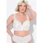 Ulla Popken, Plus size TRUYOU podprsenka s kosticemi, přední a zadní zapínání, košíčky B-E pro plnoštíhlé nadměrná velikost, 837941206-1095, béžový, 110D, Nadměrné velikosti, Plus size oblečení, Oblečení pro boubelky, Oblečení pro baculky, Oblečení pro pl