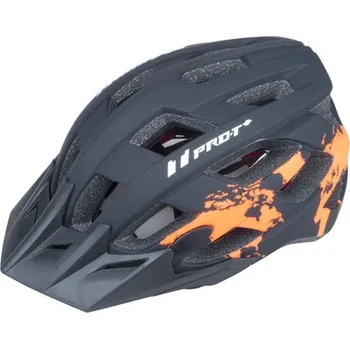 Cyklistická přilba Helma PRO-T Soria In Mold Black/Orange Matt Varianta: M