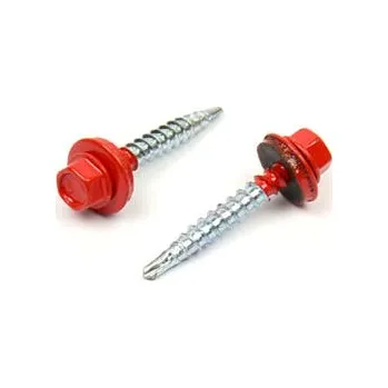 Spojovací materiál Střešní šroub + EPDM 4,8 x 35 RAL 3000 Balení: 200 ks CICDJ48035L4K