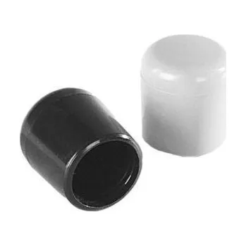 Plotový sloupek Zátka na trubku kruh.-vnější 22mm,černá / balení 100 ks