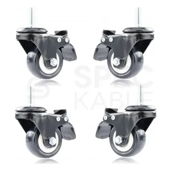 Rozvaděč Otočná kolečka NEKU pro RACK 19" skříně TS/TD, sada 4 ks