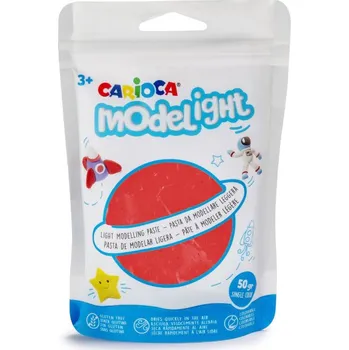 Modelovací hmota Carioca Modelovací hmota Modelight 50g Barva: Červená