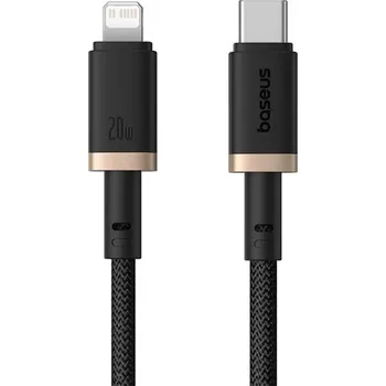 Datový kabel NoName Baseus Rychlonabíjecí kabel Dura USB/Lightning 2m 20W černo zlatý 6932172669942