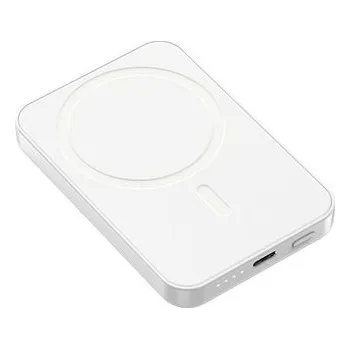 Powerbanka Magsafe bezdrátová powerbanka, 10000mAh, PD22,5W, ABS, bílá