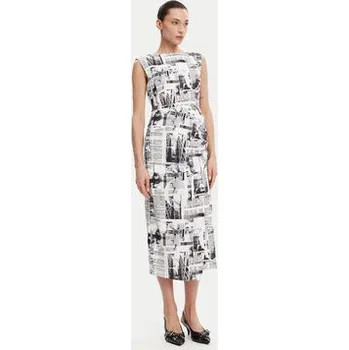 Dámské šaty French Connection Koktejlové šaty 71YDQ Bílá Regular Fit 12