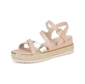 Dámské baleríny JENNY Espadrilky LB-P1092-YLD Růžová 37