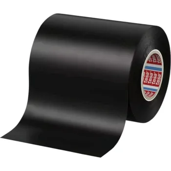 Lepicí páska PVC páska TesaFLEX® 33 m x 100 mm, černá, Premium