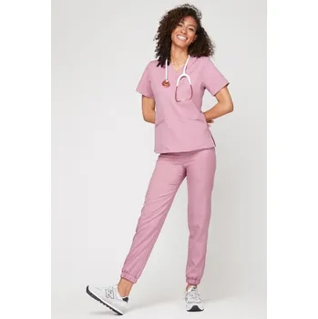 VENA MEDICÍNSKÉ KALHOTY JOGGERY LILKOVĚ RŮŽOVÉ S