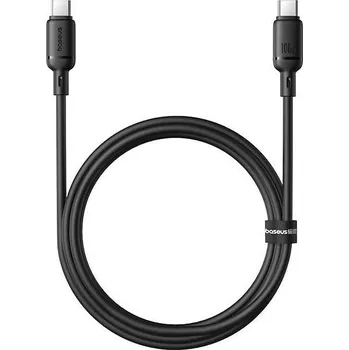 Datový kabel NoName Baseus Rychlonabíjecí kabel Silky USB-C/USB-C 1m 100W černý 6932172668815
