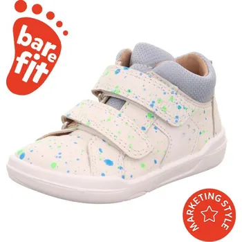 Chlapecká obuv SUPERFIT BAREFIT dětská celoroční obuv SUPERFREE NAPPA weiss/blau 1-000543-1000 Velikost: 25