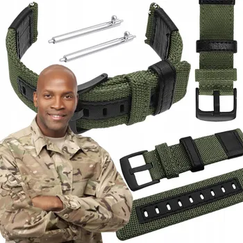 Řemínek na hodinky Řemínek ChronSmarta pro Xiaomi 22mm zelený