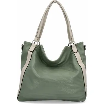 Kabelka DĂĄmskĂĄ kabelka shopper bag Hernan zelenĂĄ HB0337