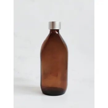 Láhev Dávkovač mýdla MONA 500 ml se stříbrným těsnícím uzávěrem