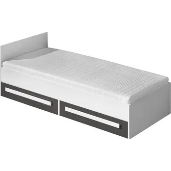 Dětská postel DAVID šedý postel 11, 90x200cm