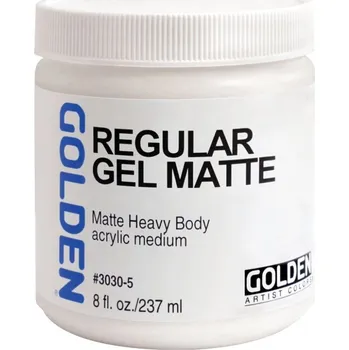 Speciální výtvarná barva Golden gel matný (matt), 237ml