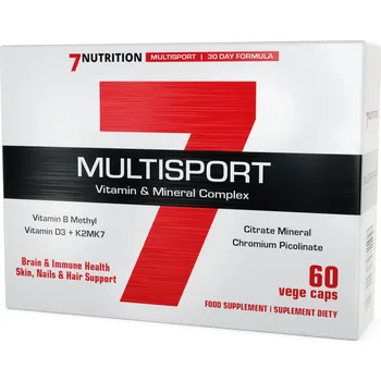 Fitness strava 7NUTRITION Multisport Vitamin & Mineral Complex 60 cps Varianta: 60 cps