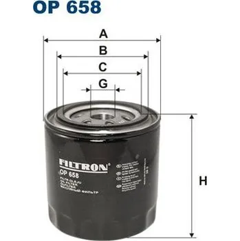 Autodíl Olejový filtr FILTRON OP 658