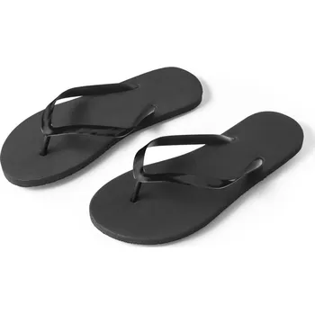 Pánské pantofle STRICKER Pohodlné pantofle s podrážkou z PE a páskem z PVC MAUPITI Velikost: 43, Barva: černá