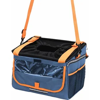 Taška pro psa a kočku Nobby Devant modrá 36,5 x 27 x 27 cm