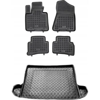 autokoberec Sada koberců a rohože Kia Sportage IV 2015-2018 před faceliftem horní uchycení