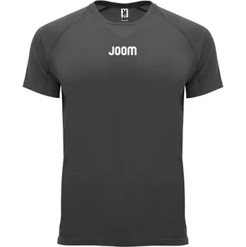 Pánské tričko JOOM pánské badmintonové tričko BAHRAIN, tmavošedá - XXXL