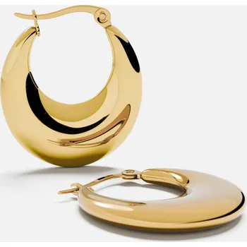 Náušnice NÁUŠNICE SELENE HOOP, pozlacení 18k zlatem -