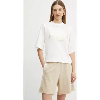 Pánské tričko Bavlněné tričko Pinko bílá barva, 104604 A2CS 104604.A2CS 00X, vel. S