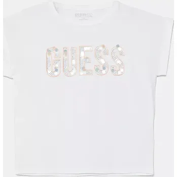 Dětské tričko Guess bílá barva, J5GI09 K6YW4 J5GI09.K6YW4.PPYA 00X, vel. 122-125