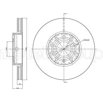 Brzdový kotouč Brzdový kotouč METELLI 23-0262C