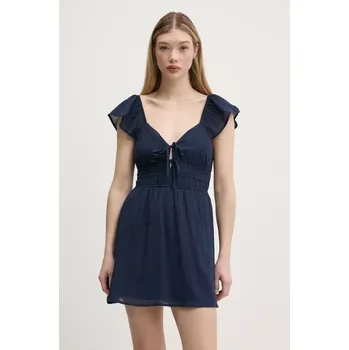 Dámské šaty Bavlněné šaty Hollister Co. KI359.5041.200 námořnická modř 59X, vel. S