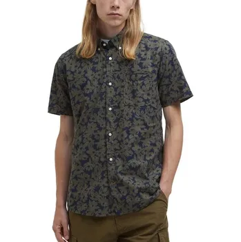 Pánská casual bunda Barbour Sidmouth Printed Short-Sleeved Shirt