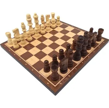 Šachy Velké dřevěné šachy 37 x 37 cm