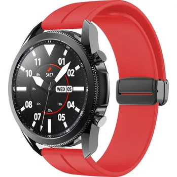 Řemínek na hodinky Enem Magnetický rychloupínací řemínek 22mm - Červený IR-AWGW-0794