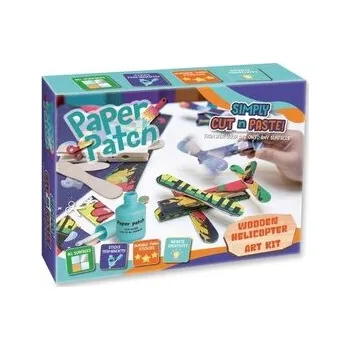 Set školních potřeb Zestaw decoupage Paper Patch - Helikopter drewnian