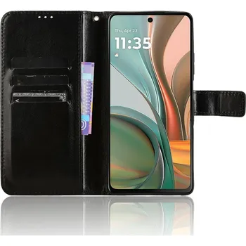 Pouzdro na mobilní telefon TVC WalletCase Motorola Moto G75 5G Barva: Černá