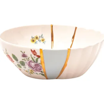 Mísa KINTSUGI 3 Seletti 19 cm bílá