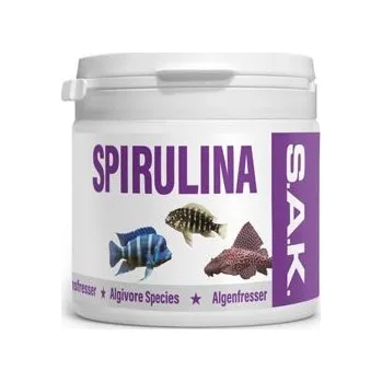 Krmivo pro rybičky S.A.K. Spirulina 100 g (150 ml) tablety