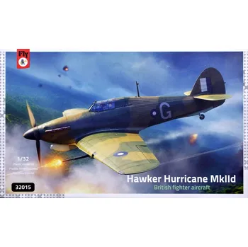Plastikový model 1:32 Hawker Hurricane Mk.IId (4x camo)