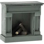 Hořící krb pro myšky Maileg Fireplace Blue