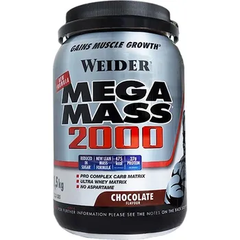 Gainer Weider Mega Mass 2000 1,5 kg Příchuť: vanilka