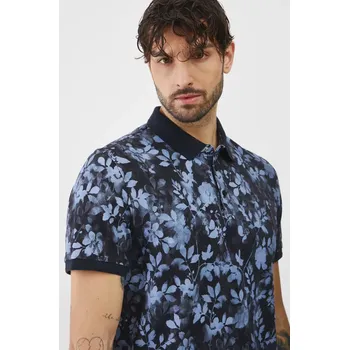 Pánské tričko Polo tričko Medicine pánské, tmavomodrá barva RS25.POM504 59A, vel. S